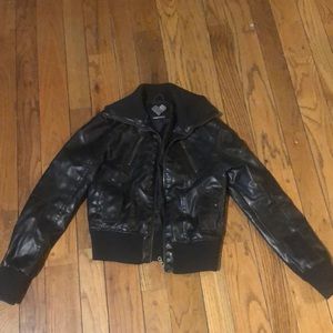 Faux Leather Jacket
